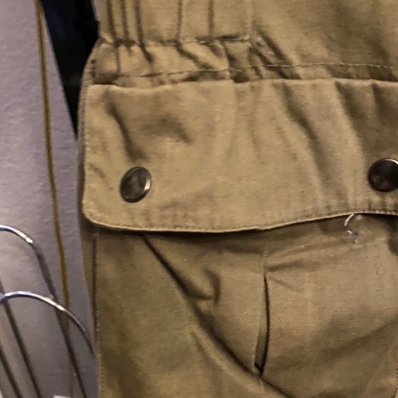 Vintage Havana Olive Jacket with Patterned Sleeves - Picture 5 of 10